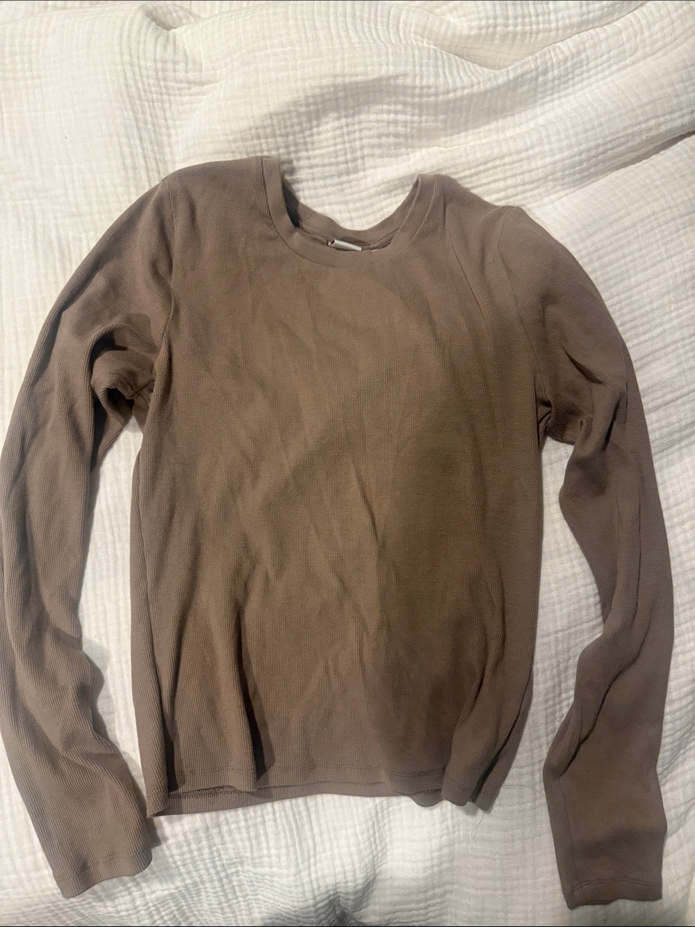 Aritzia Brown Long Sleeve